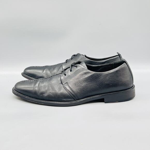 Cole Haan Shoes Mens 12 Black Leather Lace Up Split Toe Oxford Dress Classic main image 11